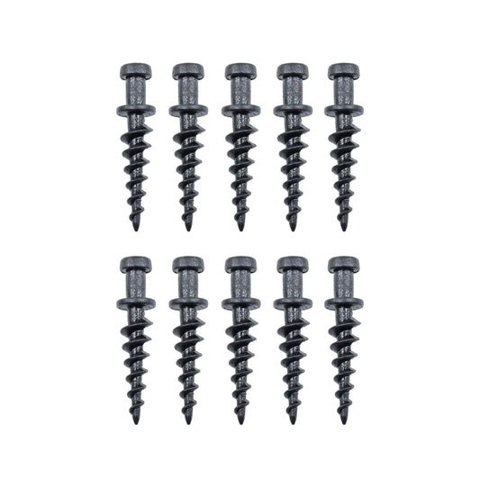 Everhang Heavy Duty Picture Hanging Screws - 8 x 40mm - 10 Pack - Black