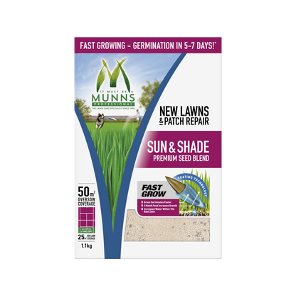 Munns Professional Lawn Seed Blend - 1.1kg