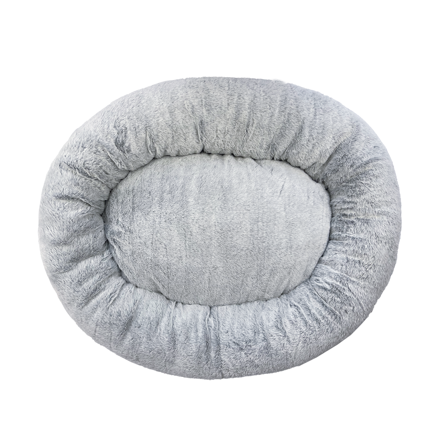 Art Bob Plush Donut Bed - 680 x 800mm - Grey