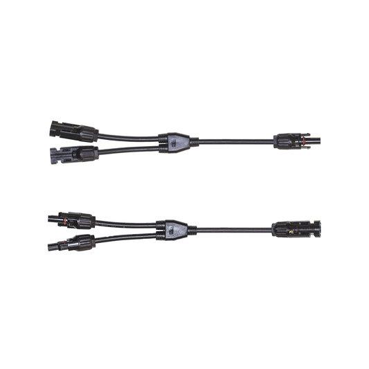 Kt Solar Y Lead Connector - 300mm - Black