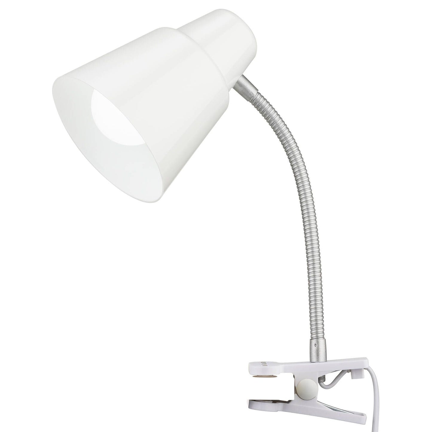 Verve Design White Brylee Clamp Lamp
