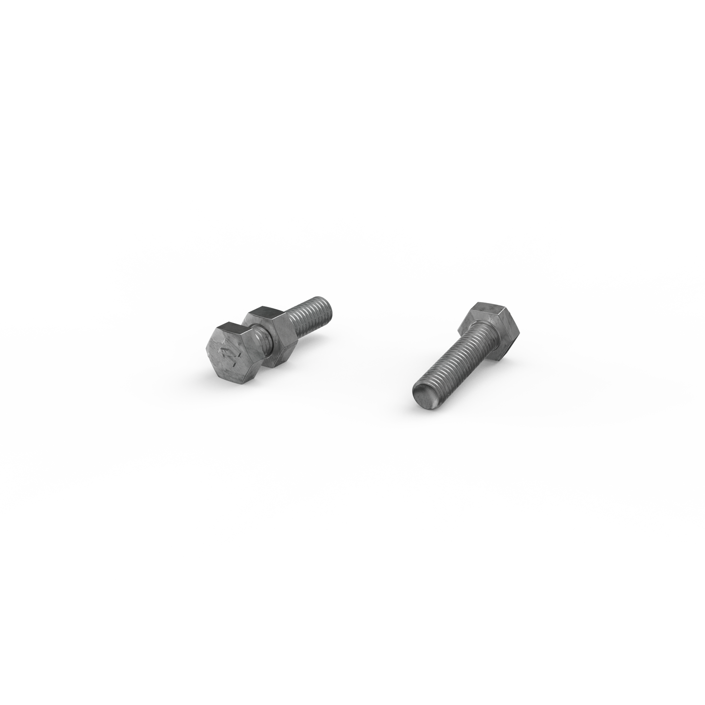 Zenith Hex Head Bolt - M6 x 25mm - Hot Dipped Galvanised - 10 Pack