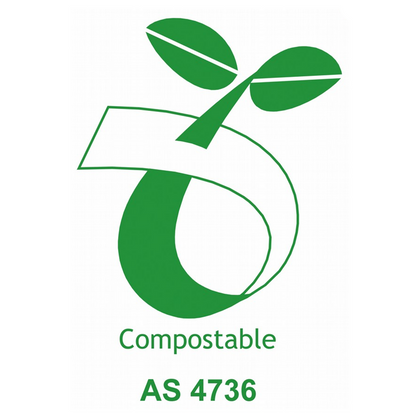 Maze 9L Slim Compostable Bags - 20 Pack - Starch Based Polymer - Composting