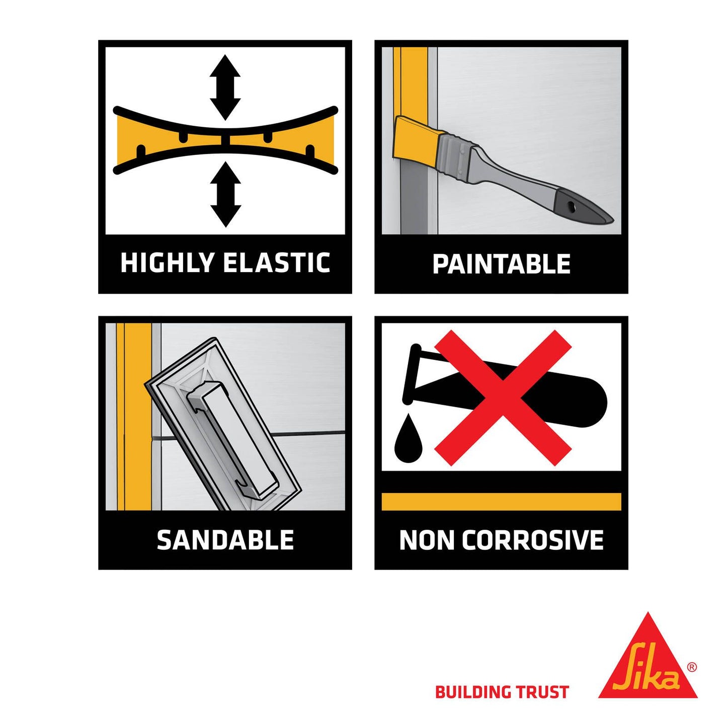 Sika Sikaflex 227 Sealant - 310ml - White