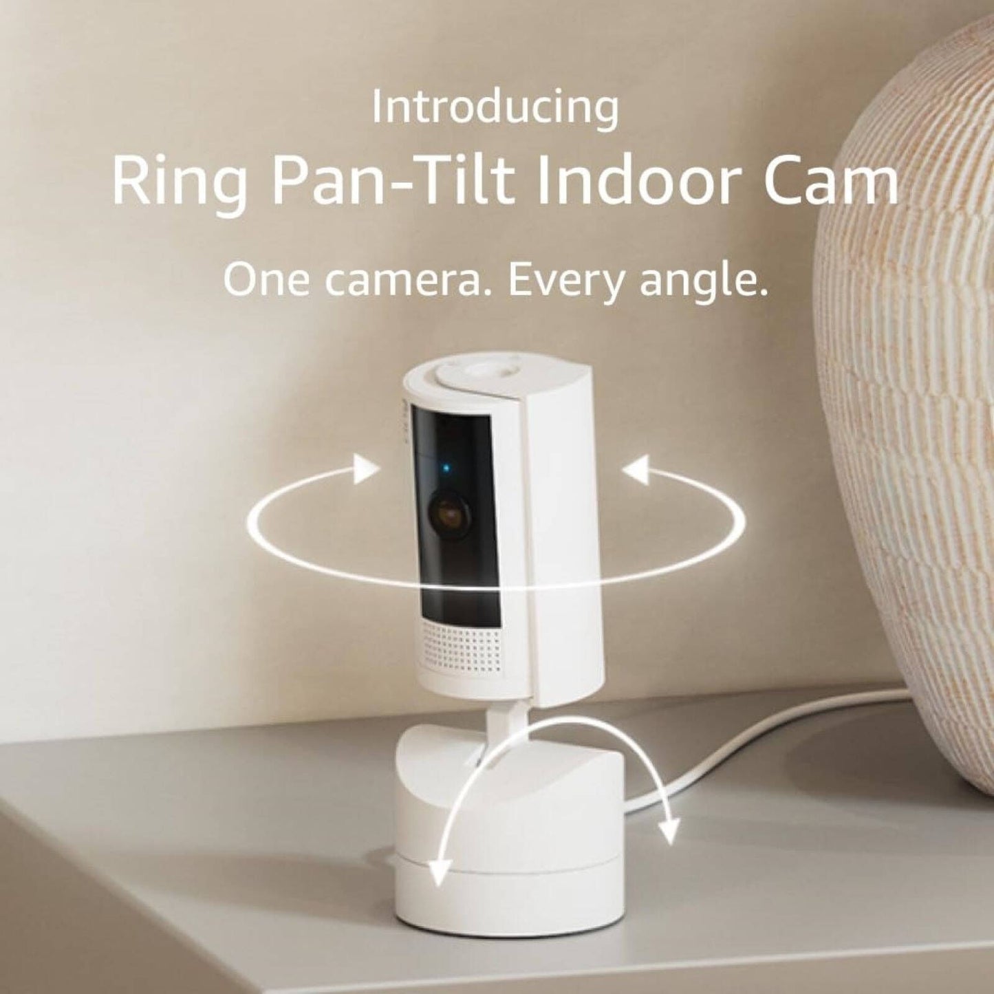 Ring White Pan Tilt Indoor Camera