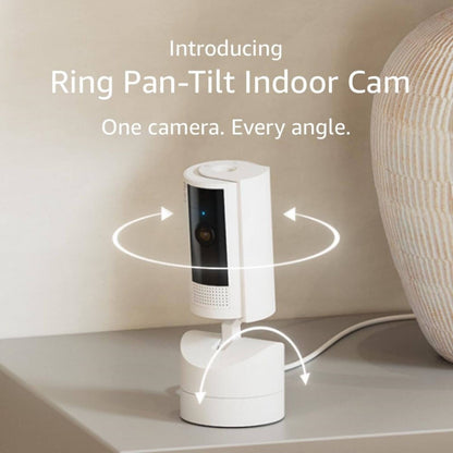Ring White Pan Tilt Indoor Camera