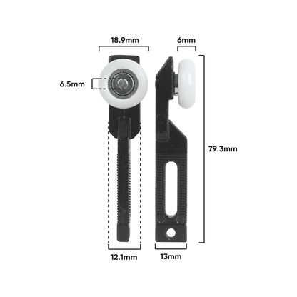 Rolltrak Adjustable Hanger - 19 x 79mm - 12kg