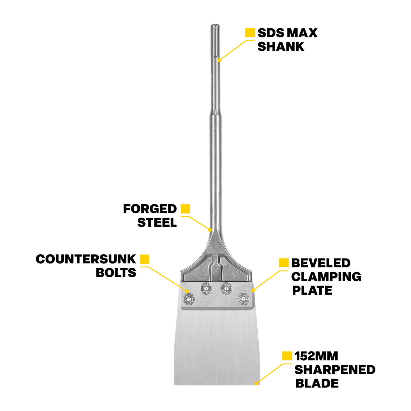 Kango SDS Max Scraping Chisel - 152 x 635mm