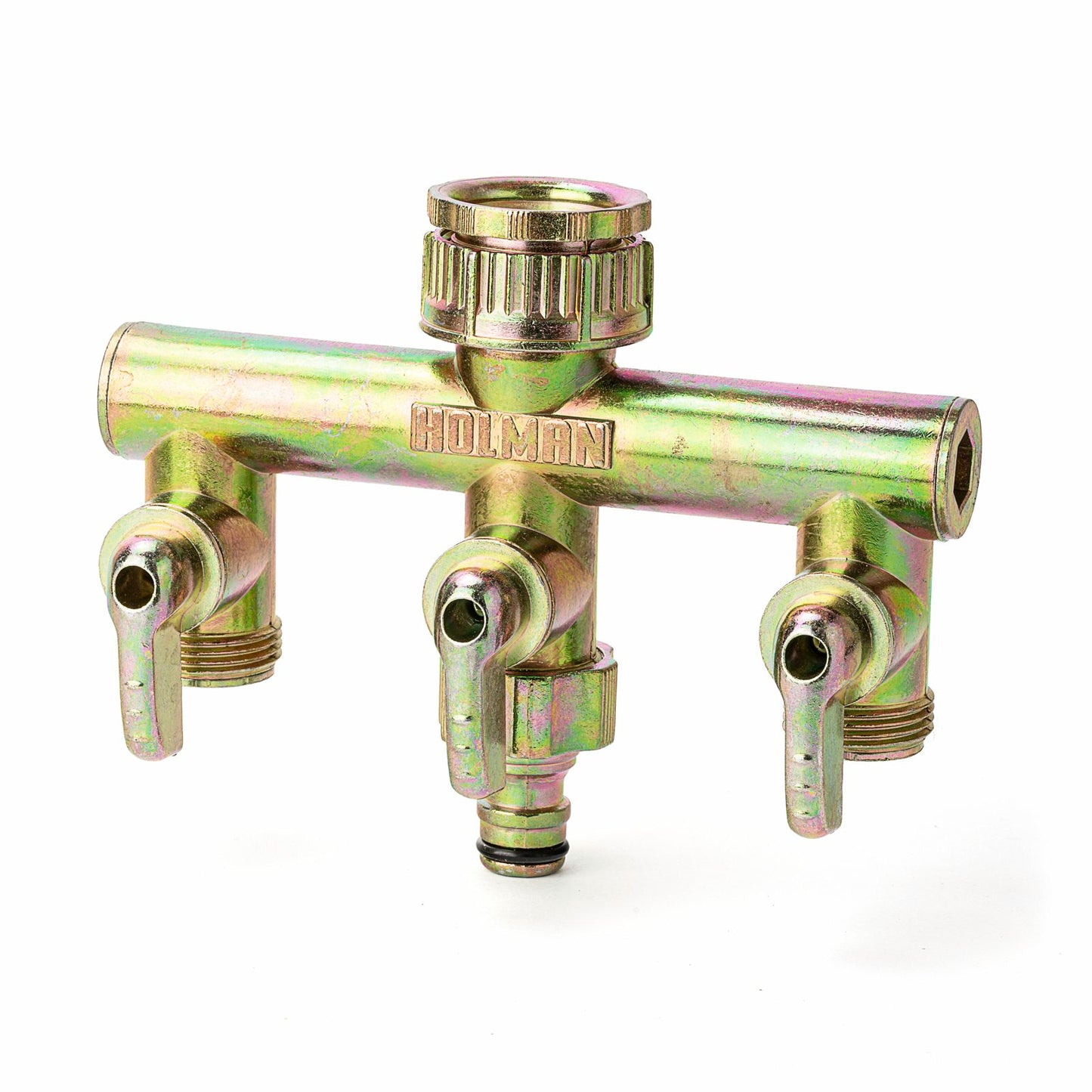 Holman 3 Way Metal Tap Outlet - 152 x 118 x 56mm