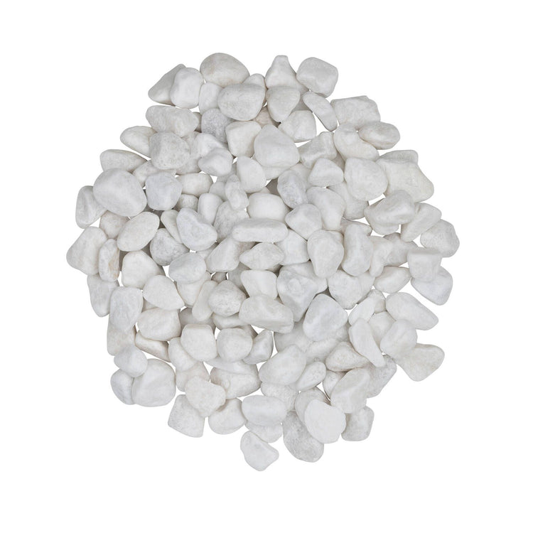 Tuscan Path 15-20mm Decorative White Pebbles - 2kg