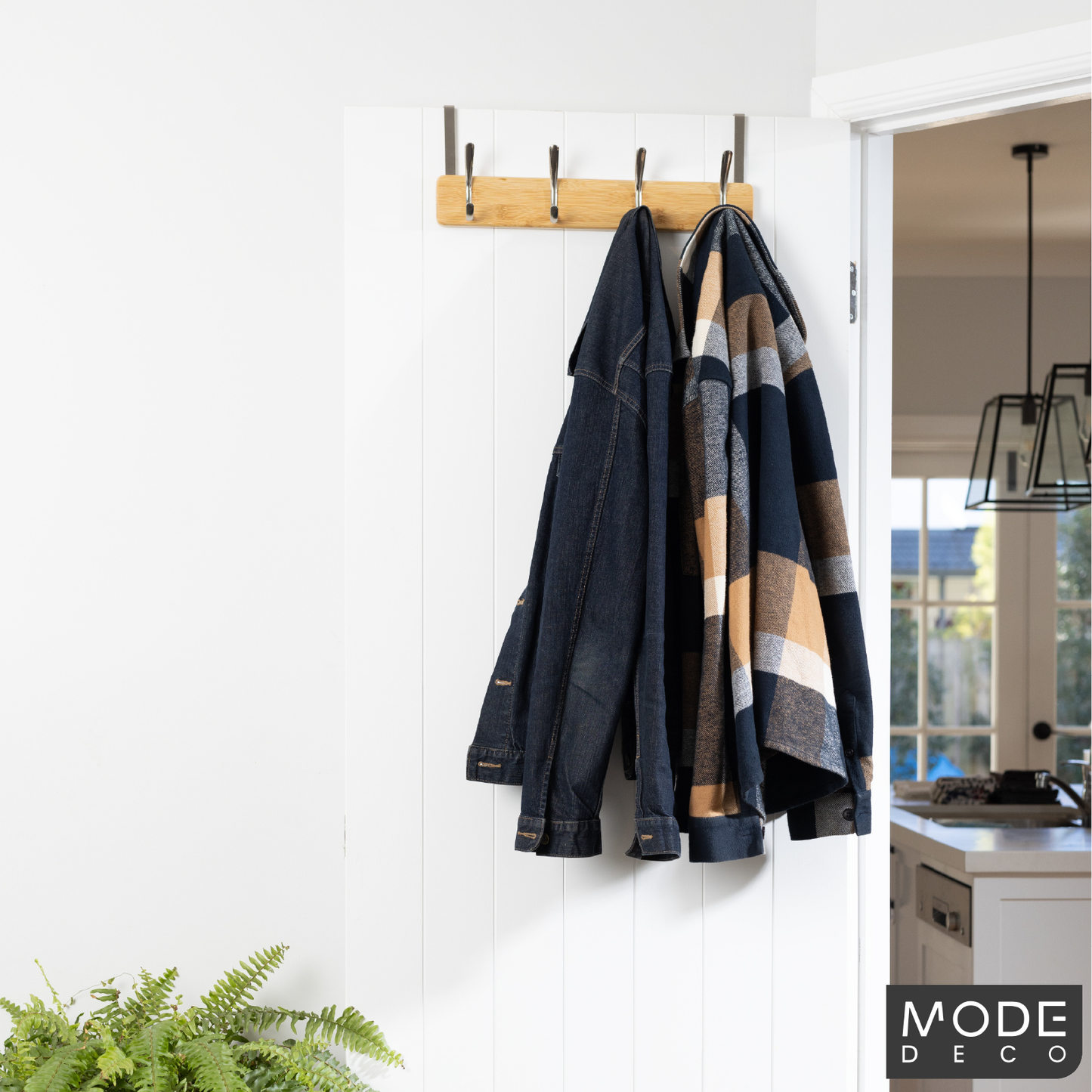 Mode Over Door Hanger - 4 Hooks - 450 x 70mm