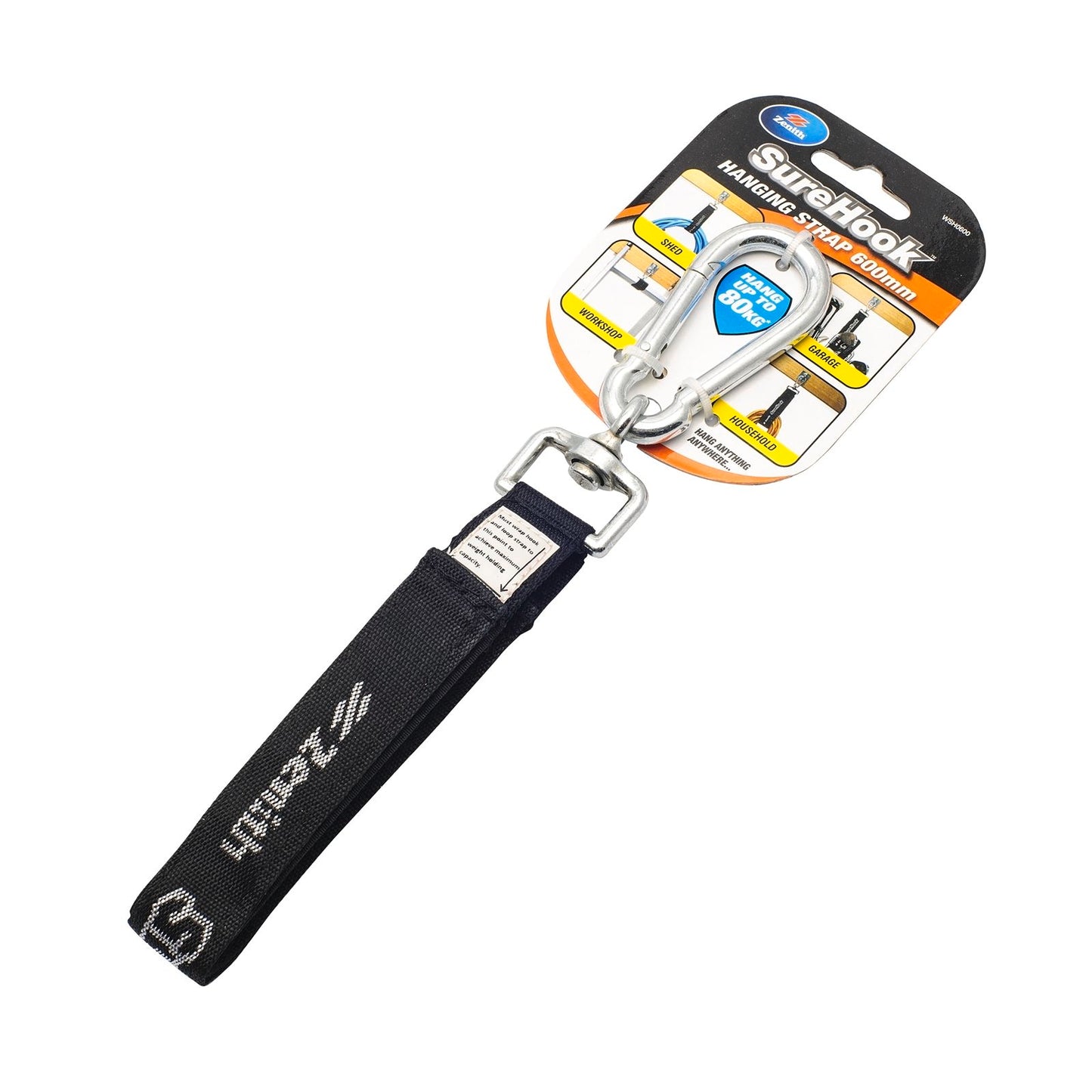 Zenith Surehook Hanging Strap - 600mm - 80kg
