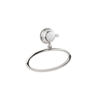 Naleon Chrome Super Suction Towel Ring - 180 x 160 x 40mm