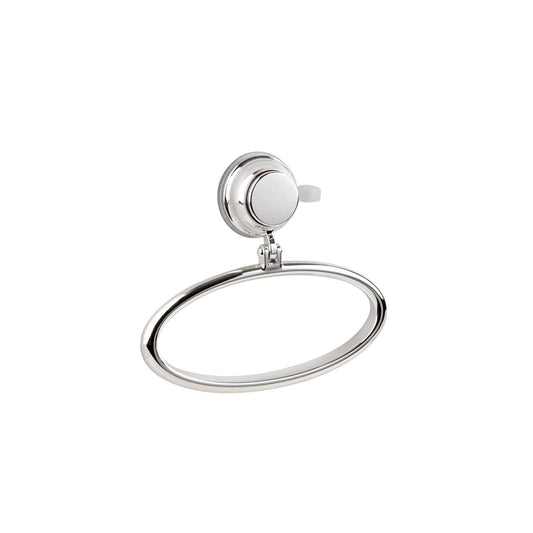Naleon Chrome Super Suction Towel Ring - 180 x 160 x 40mm