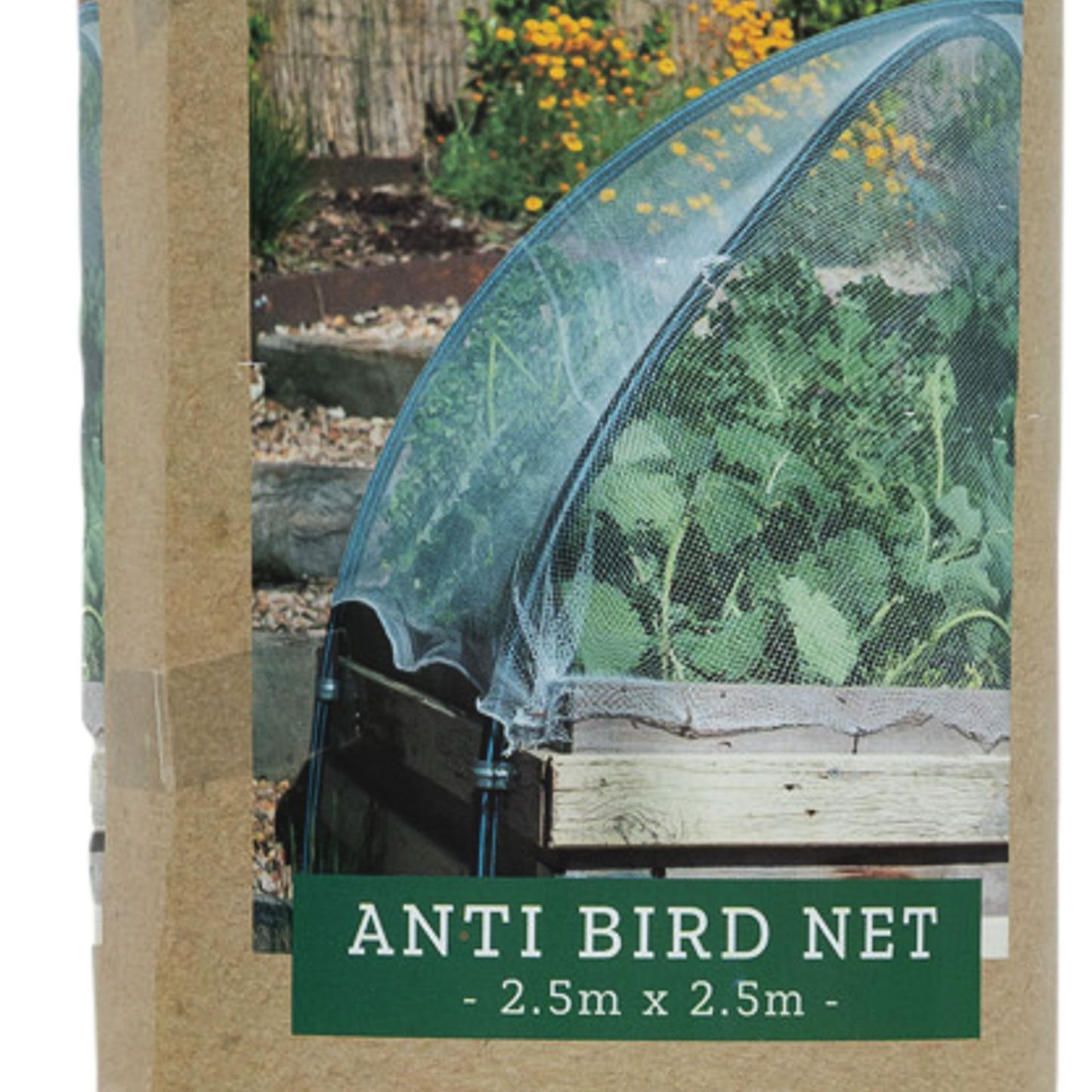 Backyard Farmer Anti Bird Net - 2.5 x 2.5m - White