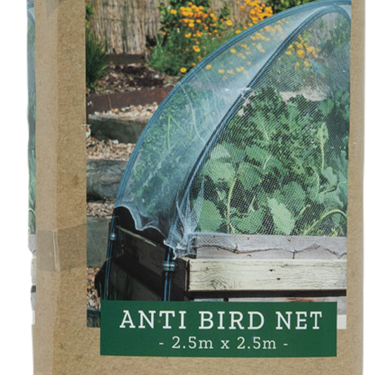 Backyard Farmer Anti Bird Net - 2.5 x 2.5m - White
