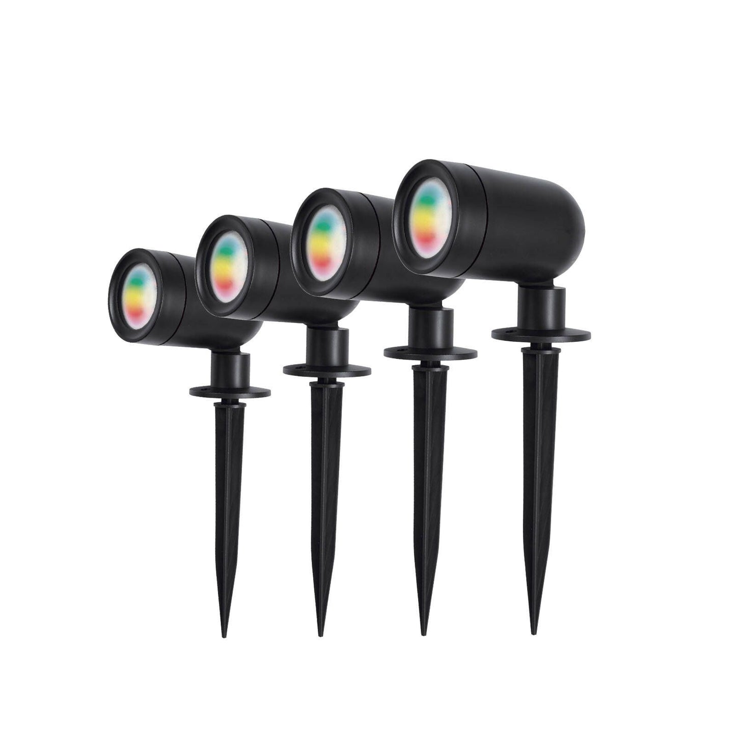 Brilliant Black Smart Fuchsia RGBW Garden Light Kit - 4 Pack