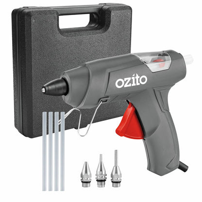 Ozito Glue Gun Kit - 30W - 4 Sticks