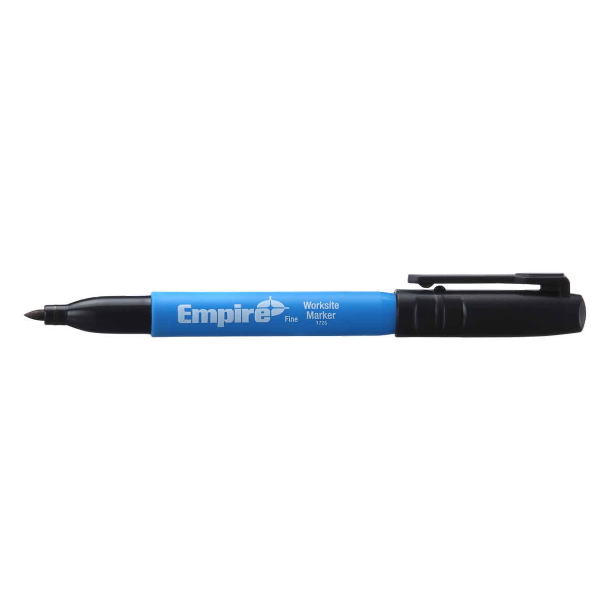 Empire Black Fine Tip Marker - 132mm - Permanent Ink - Quick Dry