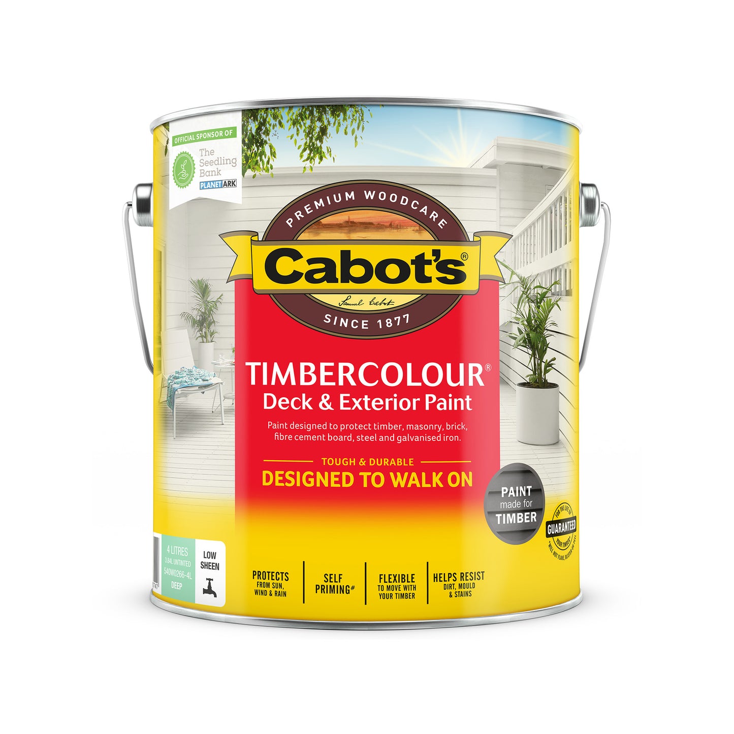 Cabot Timbercolour Deck Paint - 4L