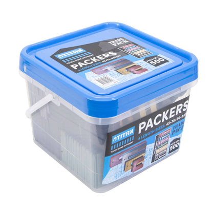Titan Mixed Window Packers - 4 Sizes - 500 Piece