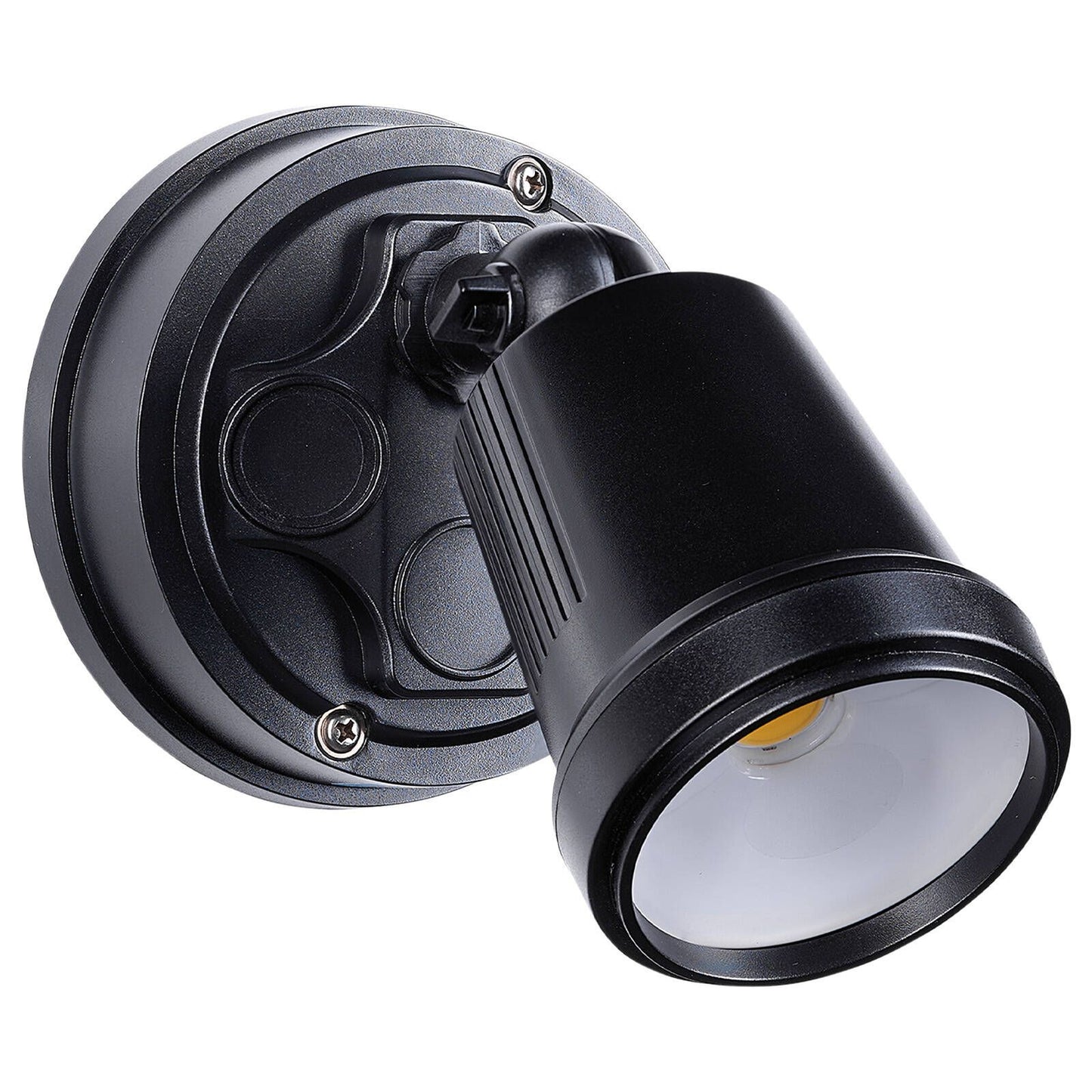 Brilliant Black Raptor III Single LED Flood Light - 800 Lumens
