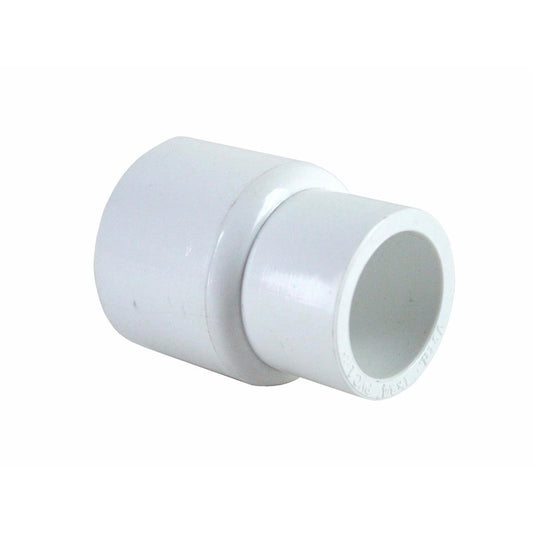 Holman 20 x 15mm Press PVC Reducing Coupling - White - Solvent Welded