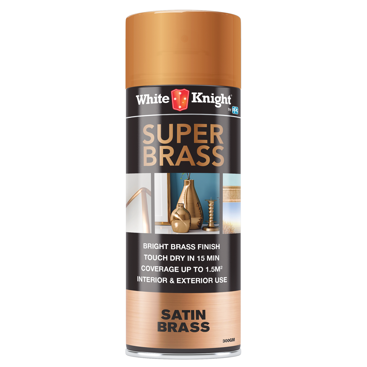 White Knight Super Brass Spray Paint - 300g