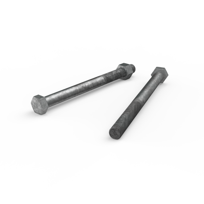 Zenith Hot Dip Galvanised Hex Head Bolts - M16 x 200mm - 12 Pack