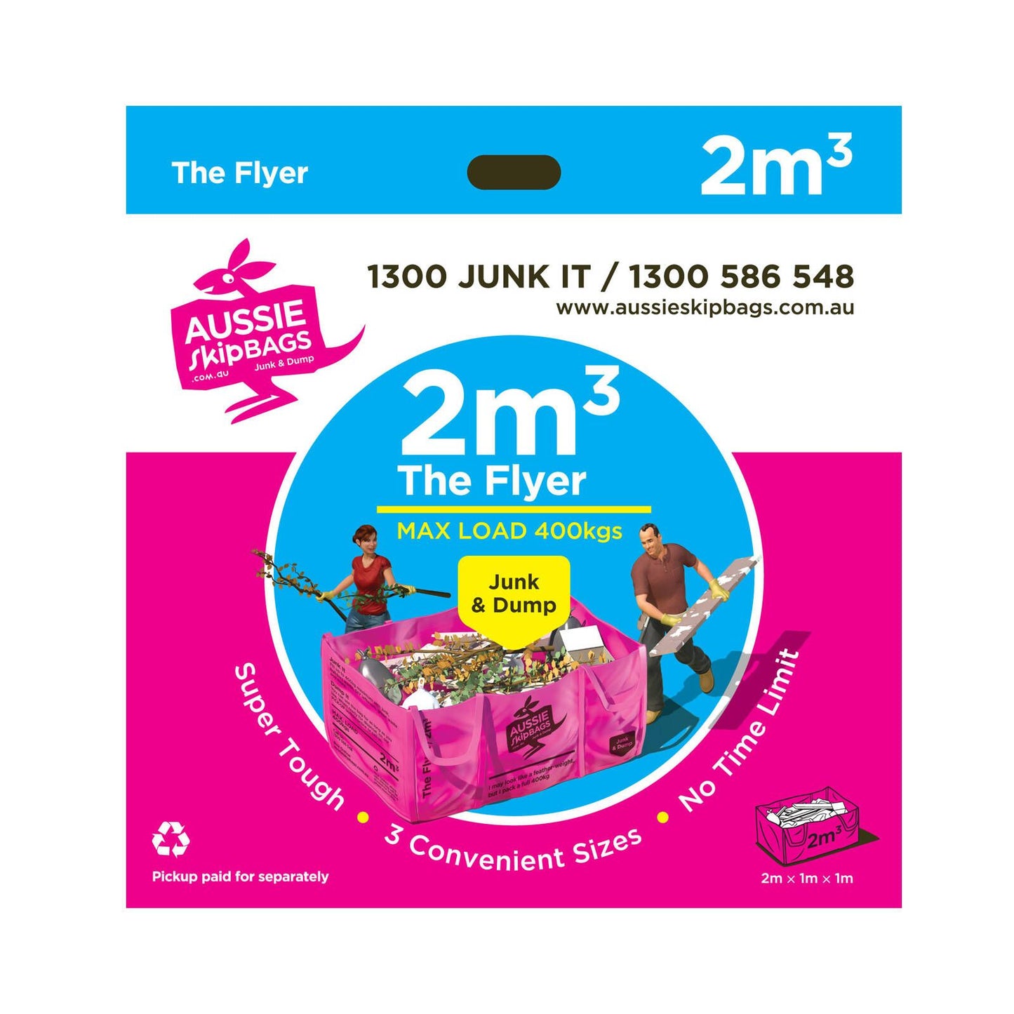 Aussie Skip Bag - 2m³