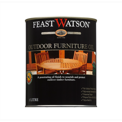 Feast Watson Outdoor Furniture Oil 1L Weathered Grey 110mm x 130mm x 110mm