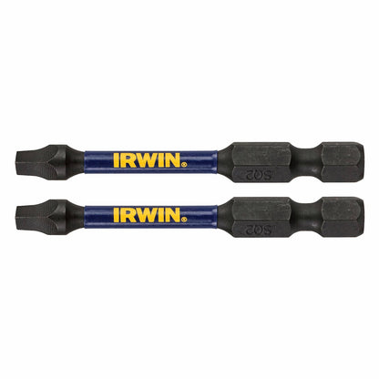 Irwin Impact Pro Performance 57mm SQ2 Bits - 2 Pack