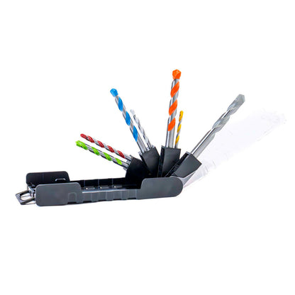 Full Boar Masonry Plug Drill Bit Set - 7 Piece - 4-12mm