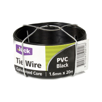 Jack PVC Coated Tie Wire - 1.6mm x 20m - Steel - Flexible Use