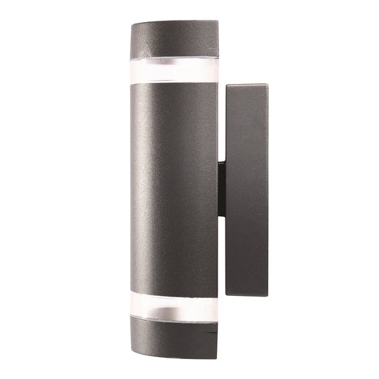 Brilliant Charcoal Kimberley Curved Wall Light - 35W