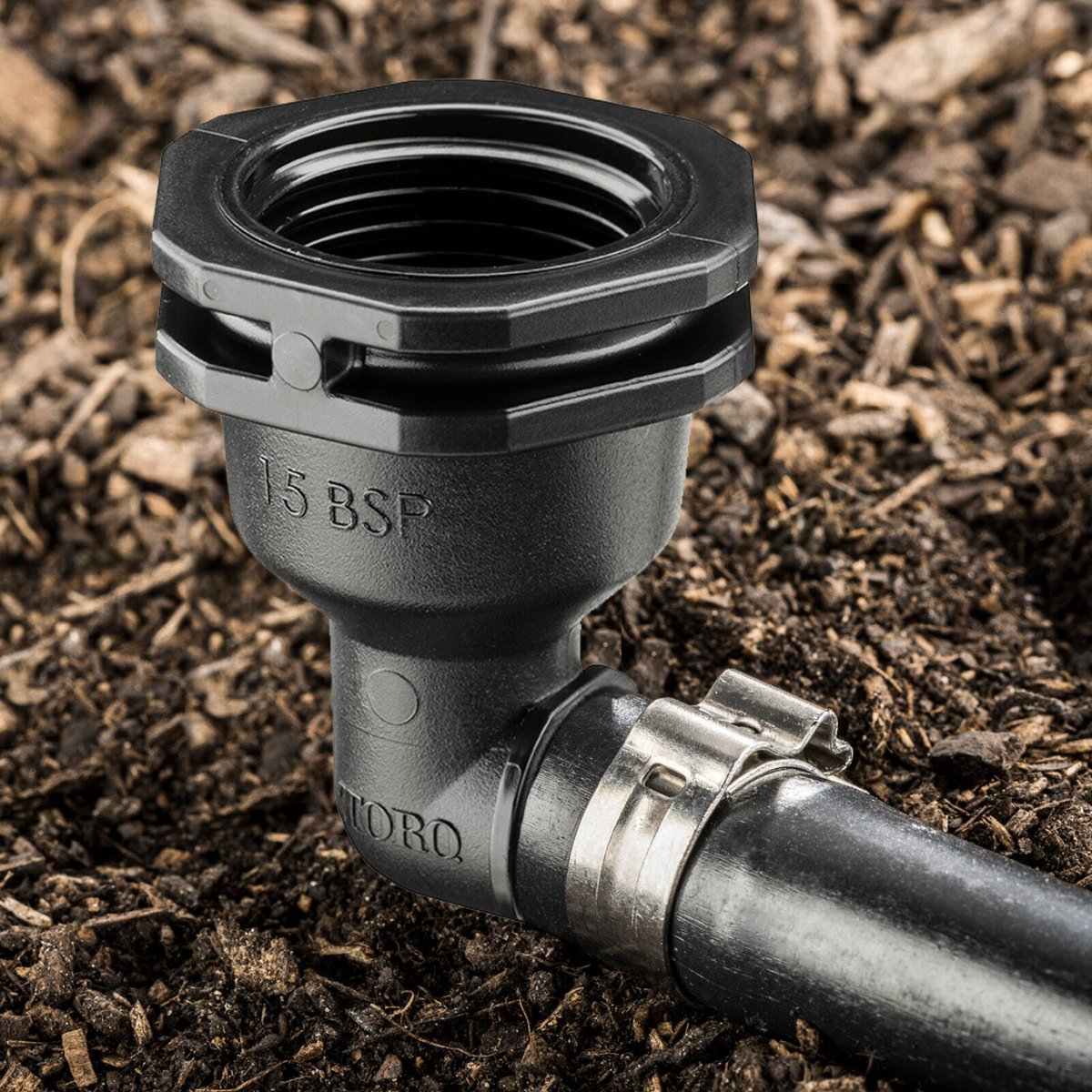 Toro Barbed Female Threaded Elbow - 13mm x 15mm - Polypropylene - Durable