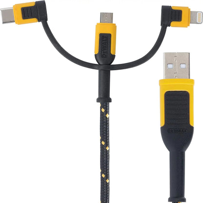 Dewalt 3-in-1 Charging Cable - 1.8m