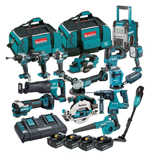 Makita Brushless Combo Kit - 18V - 15 Piece