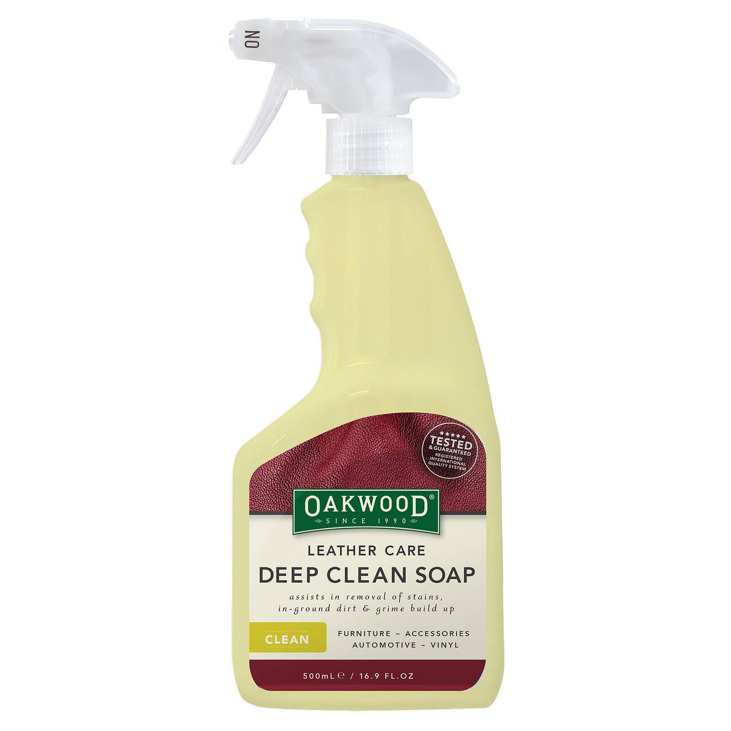 Oakwood Deep Clean Leather Care Soap - 500ml