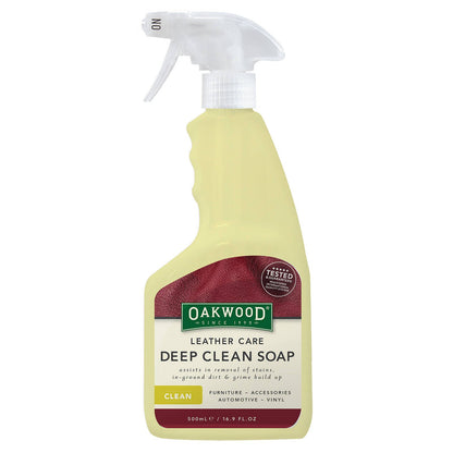 Oakwood Deep Clean Leather Care Soap - 500ml