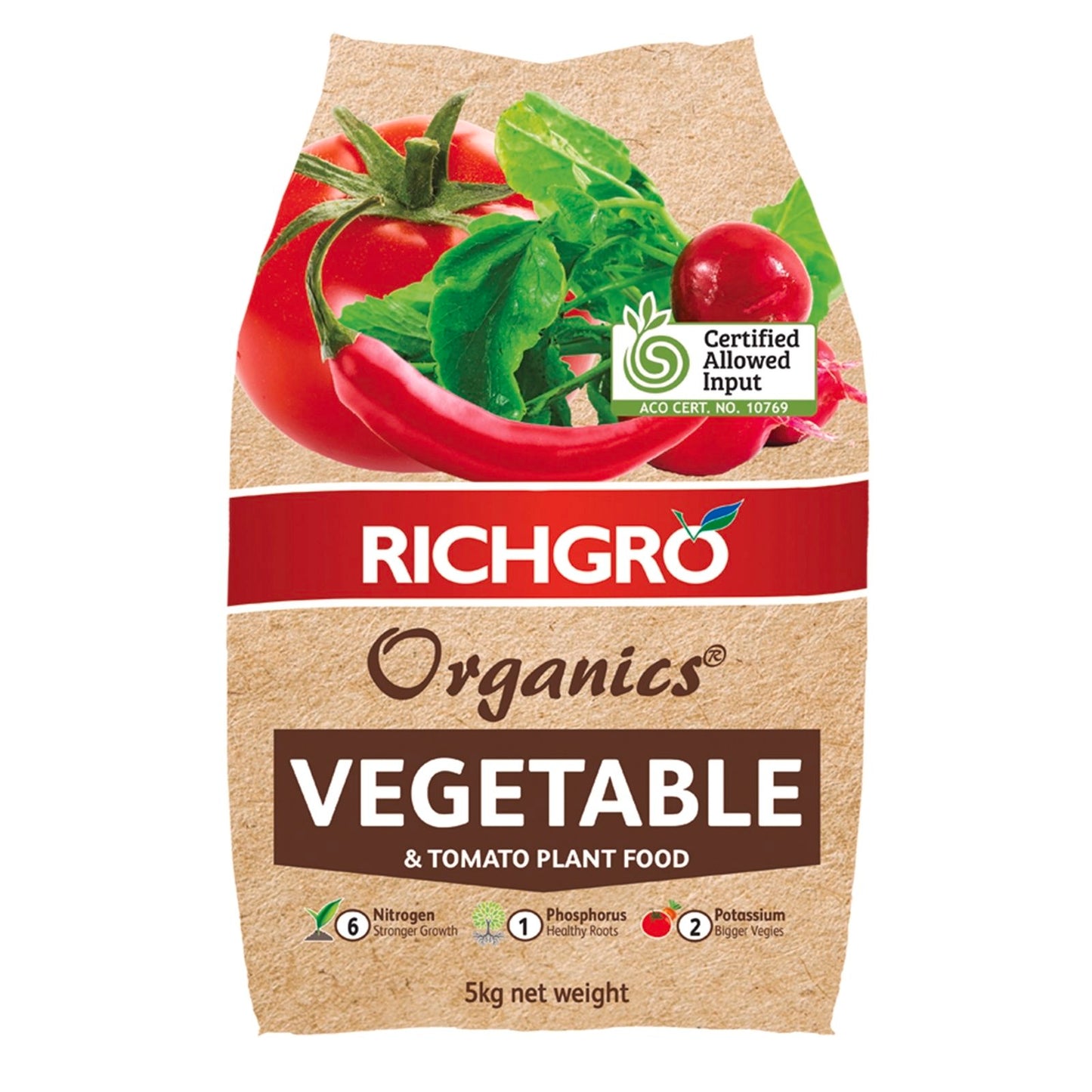 Richgro Organic Vegetable Tomato Plant Food 5kg