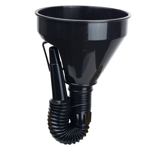 Saxon 14cm Flexible Pourer Funnel - Black