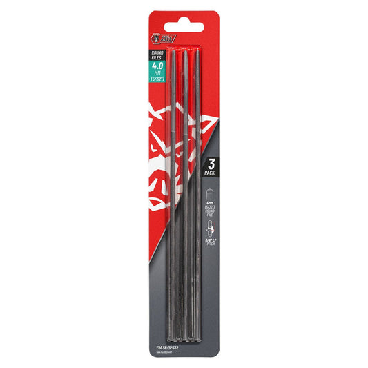 Full Boar Chainsaw File - 4.0mm - 3 Pack
