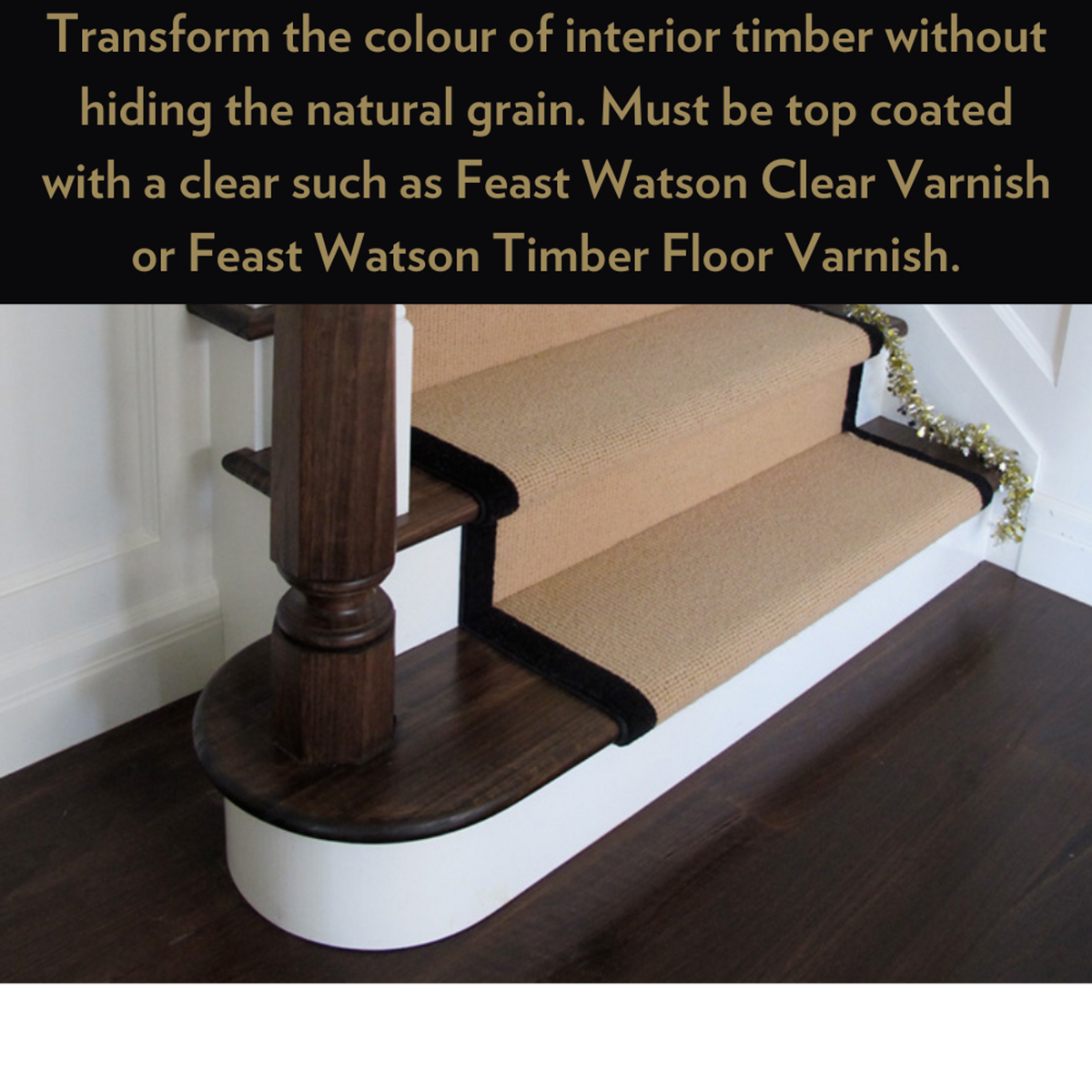 Feast Watson Interior Stain - 50ml - Oil Based - Walnut Colour