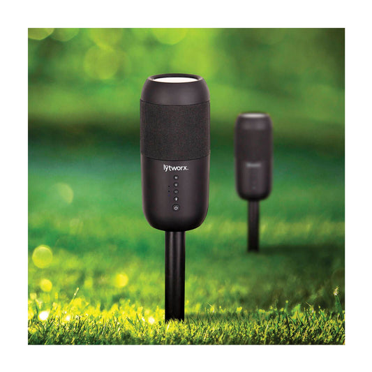 Lytworx Solar USB Portable Bluetooth Speakers - 2 Pack - 395 x 75 x 75mm
