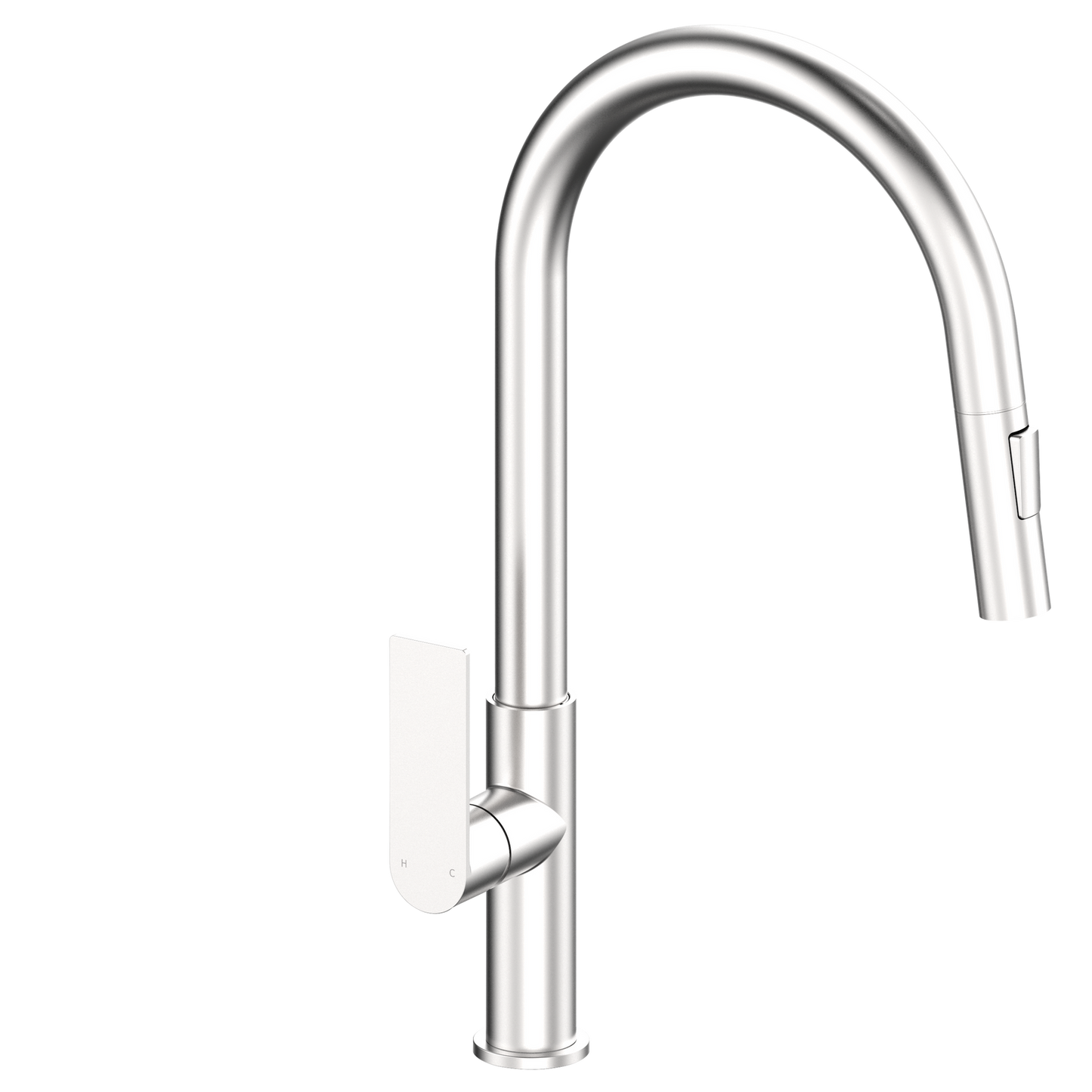 Mondella Brushed Nickel Rococo Pull Down Sink Mixer - 25mm