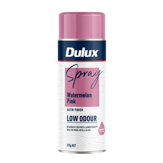 Dulux Spray Paint Low Odour - 310g - Satin Watermelon Pink