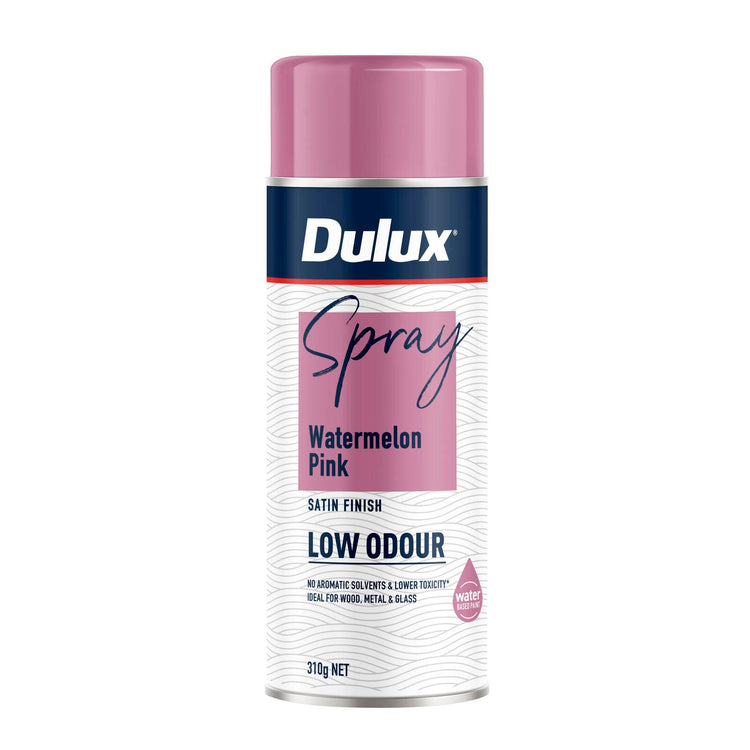 Dulux Spray Paint Low Odour - 310g - Satin Watermelon Pink