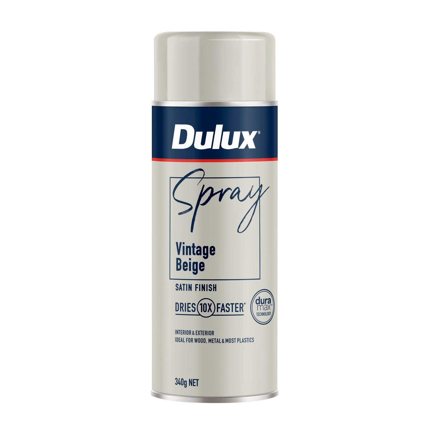 Dulux Spray Paint - 340g - Satin Vintage Beige