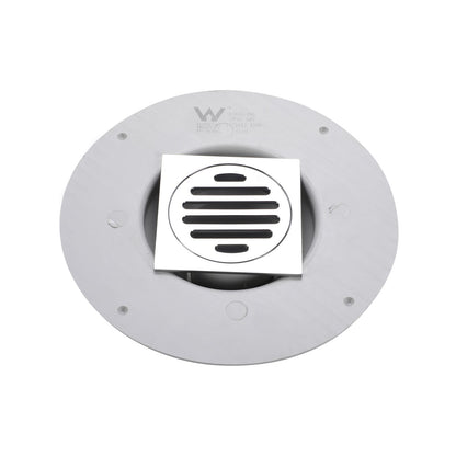 Kinetic 80mm Puddle Flange Kit Square Grate